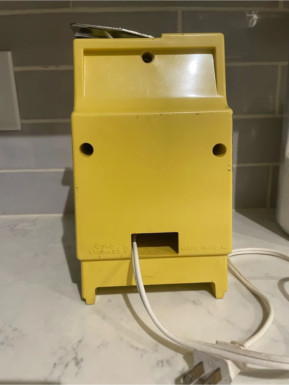 Vintage Rival Model 739 Automatic Electric Can Opener Harvest Yellow Made in USA